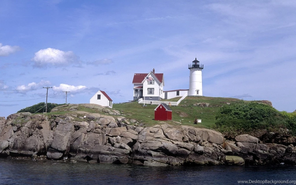Lighthouse, Waterfall, 1920x1200 HD Wallpapers And FREE Stock Photo