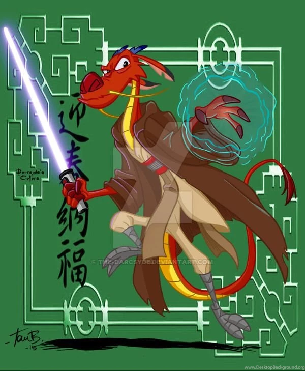 Jedi Mushu By Tom Bancroft By THE Darcsyde On DeviantArt