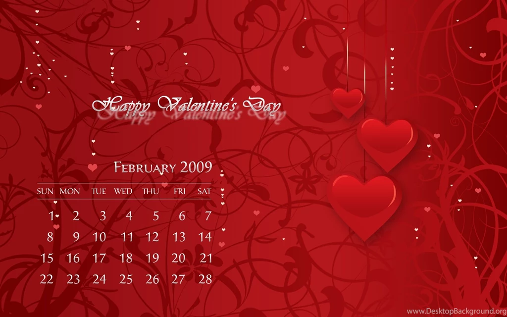 February 2011 Valentine Calendar, 1920x1200 HD Wallpapers And FREE ...