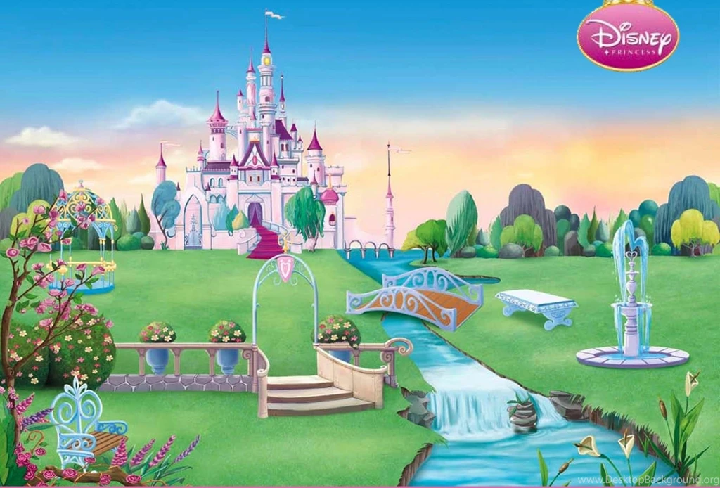 Whitney Sketch: Final Image Background, Castle "Disney Princess ...