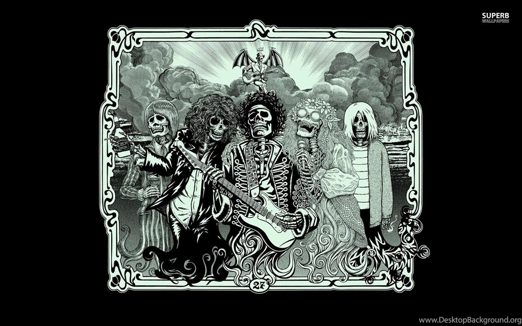 Jimi Hendrix, Kurt Cobain, Jim Morrison, Janis Joplin Wallpapers ...