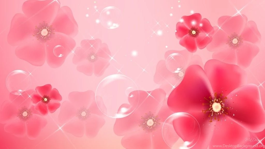 Light Pink Flowers Wallpapers Picture Backgrounds