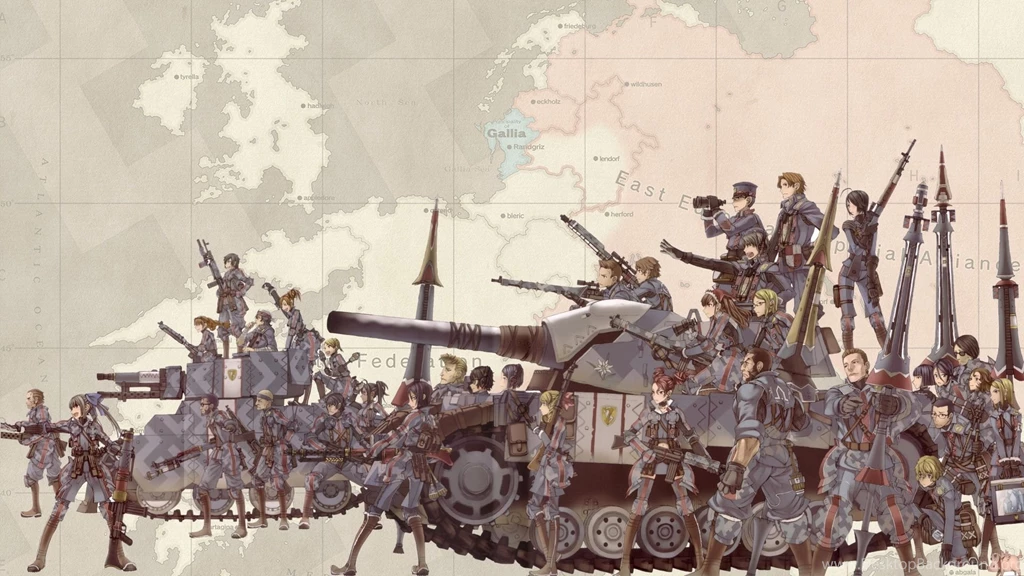 Found Two Pretty Cool Valkyria Chronicles Wallpapers, Merged Them ...