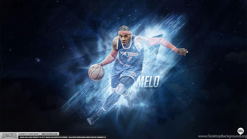 Carmelo Anthony 'Playoff Push' (WALLPAPER)