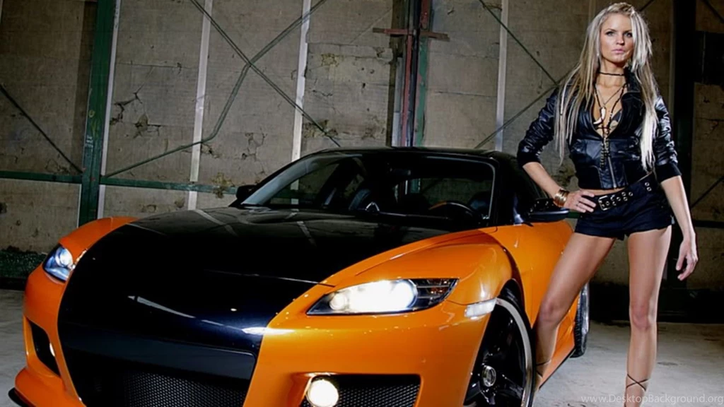 Sexy Model With Hot Car Front Wallpapers 9   SA Wallpapers