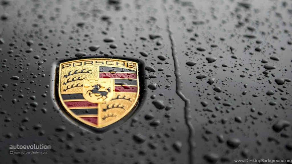 15824) Porsche Logo High Quality Wallpapers WalOps.com