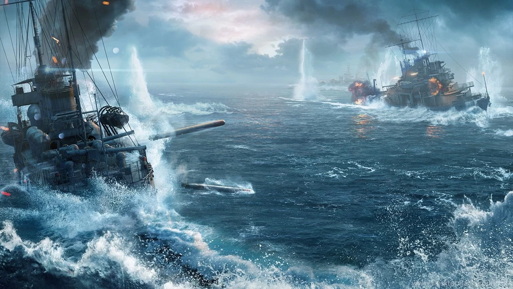 Full HD Wallpapers Torpedo Battle World Of Warships Art, Desktop ...