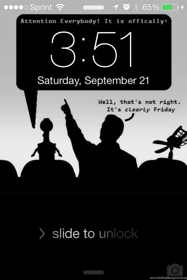 I Created A Lock Screen That Fits The Look Of The The Clock On ...
