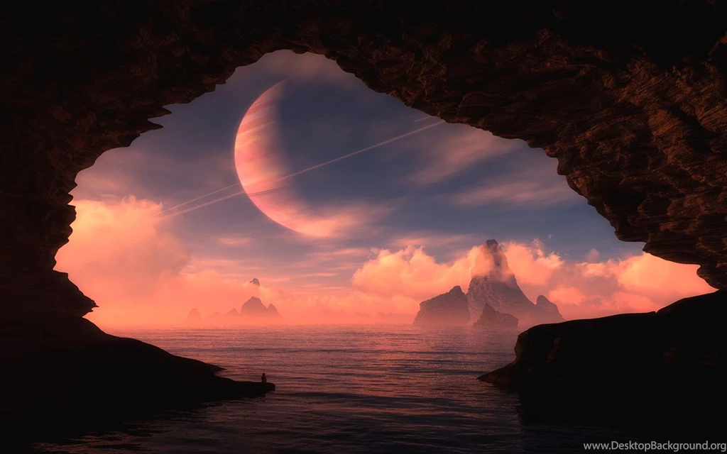 Wallpapers Cave, Alien World, Planet, Sea Desktop Wallpapers » 3D ...