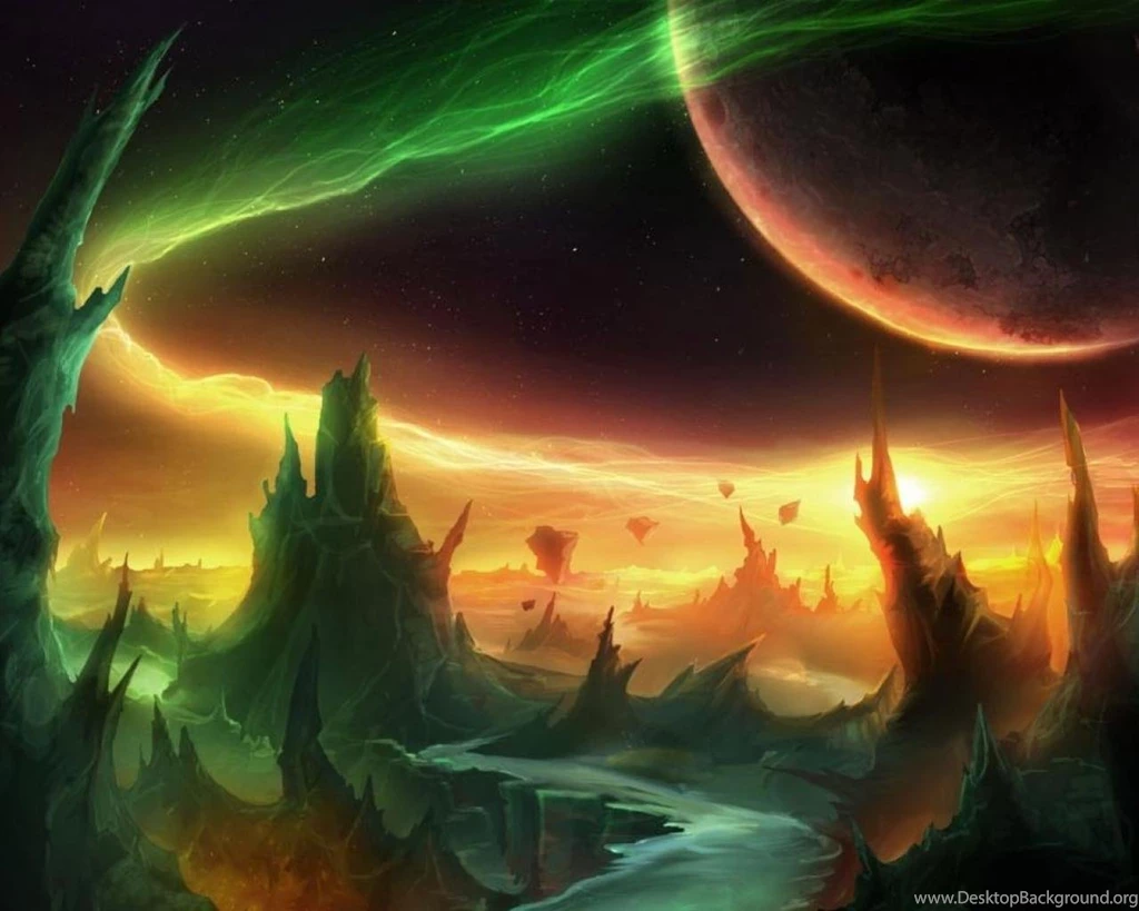 ALIEN WORLD WALLPAPER   (