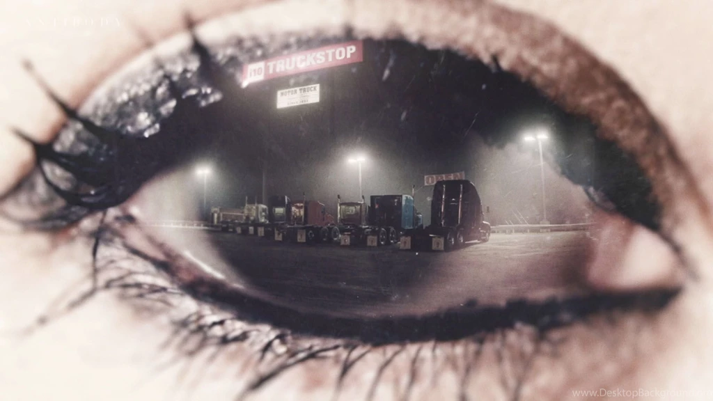 True Detective Opening Credits Poster, Trucks In The Eye ...
