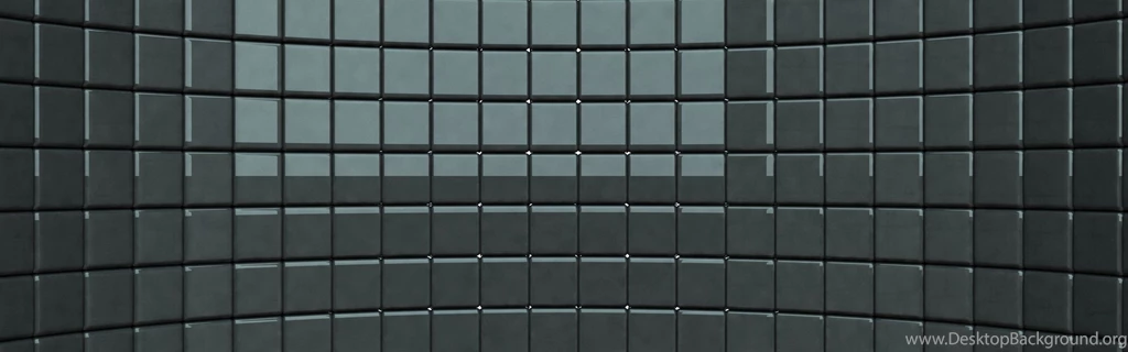 Dual Monitor Bricks Abstract