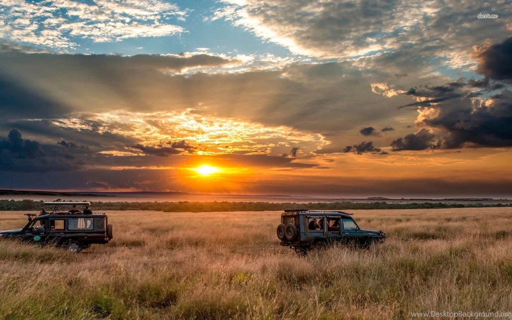Sunset Safari Wallpapers   Nature Wallpapers