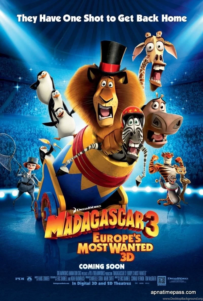 Madagascar 3: Europe's Most Wanted Movie Wallpapers