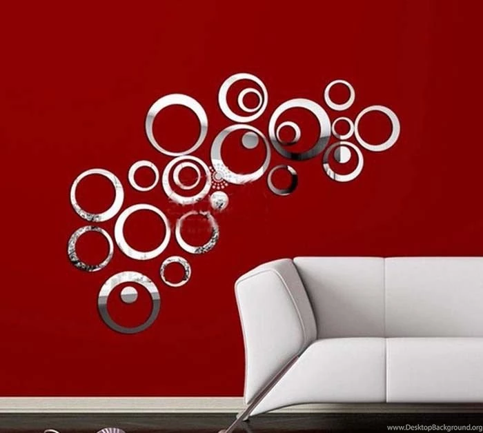 Aliexpress.com : Buy Fashion Creative Mosaic Clock Mirror Wall ...