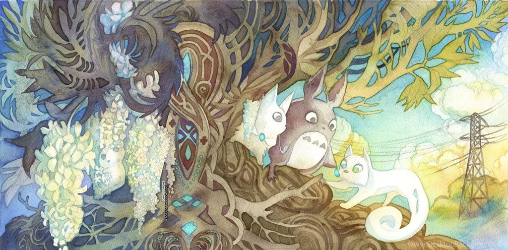 Totoro And Secret Of Kells Crossover By Blix it On DeviantArt