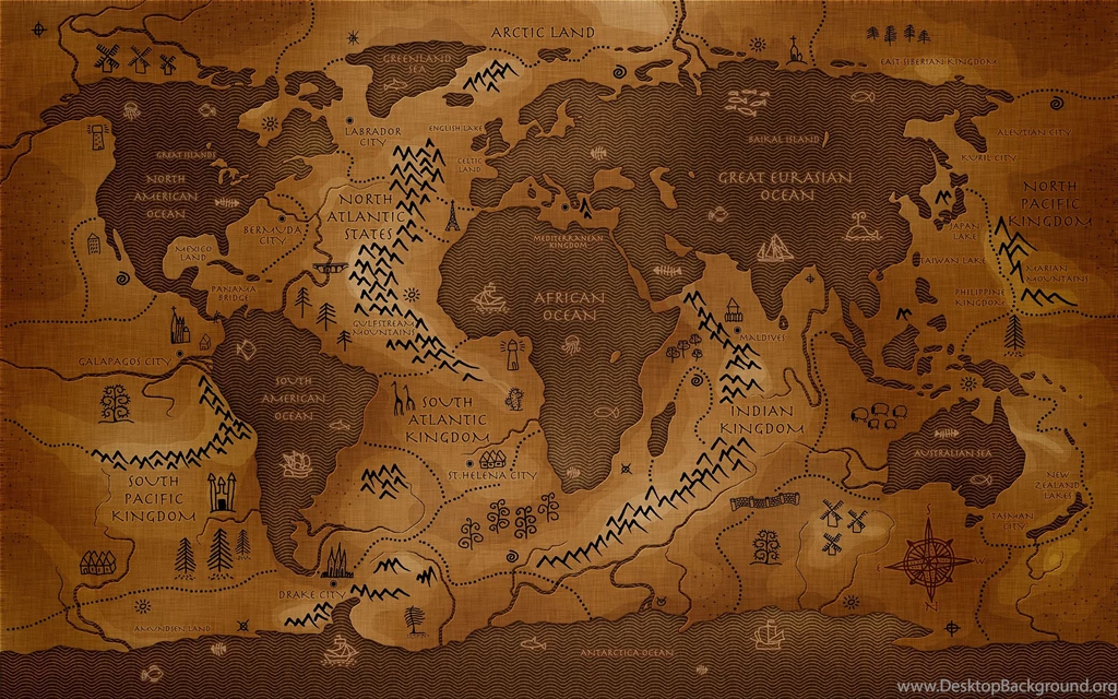 World Map Wallpapers (DESKTOP BACKGROUNDS)
