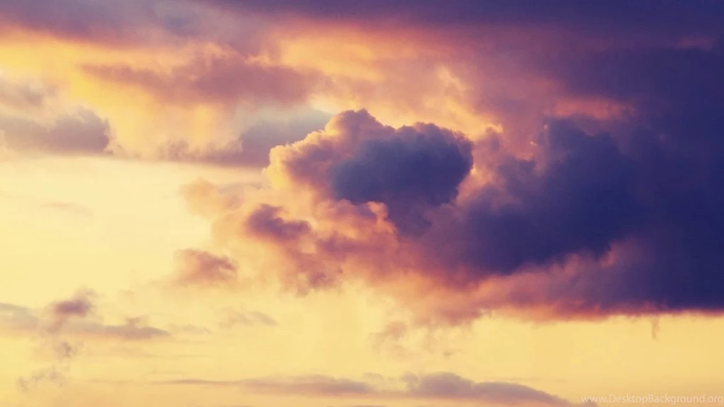 1366x768 Purple Sky Desktop PC And Mac Wallpapers