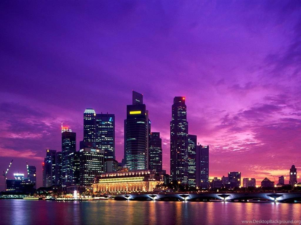 1600x1200px City Wallpapers Purple Sky