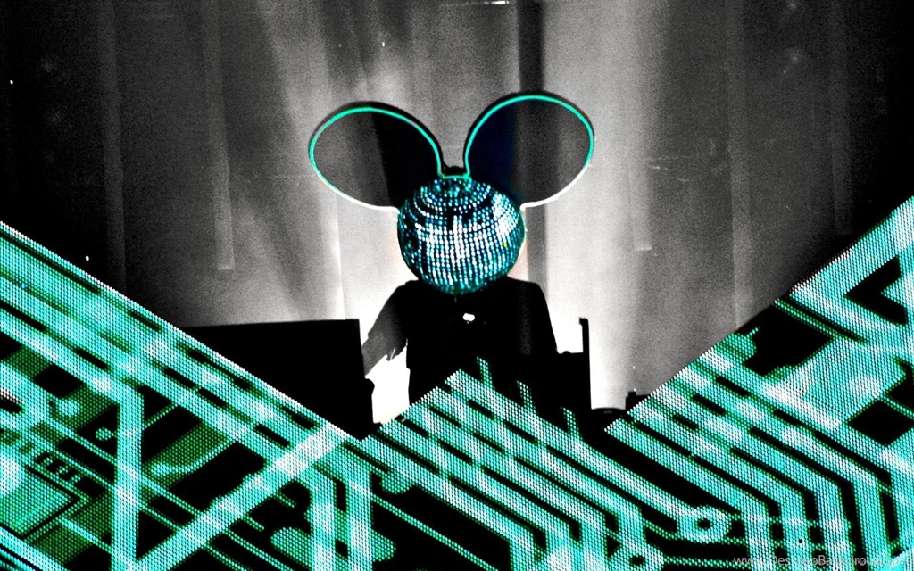 Download 1920x1200 Deadmau5 Neon Attack Wallpapers