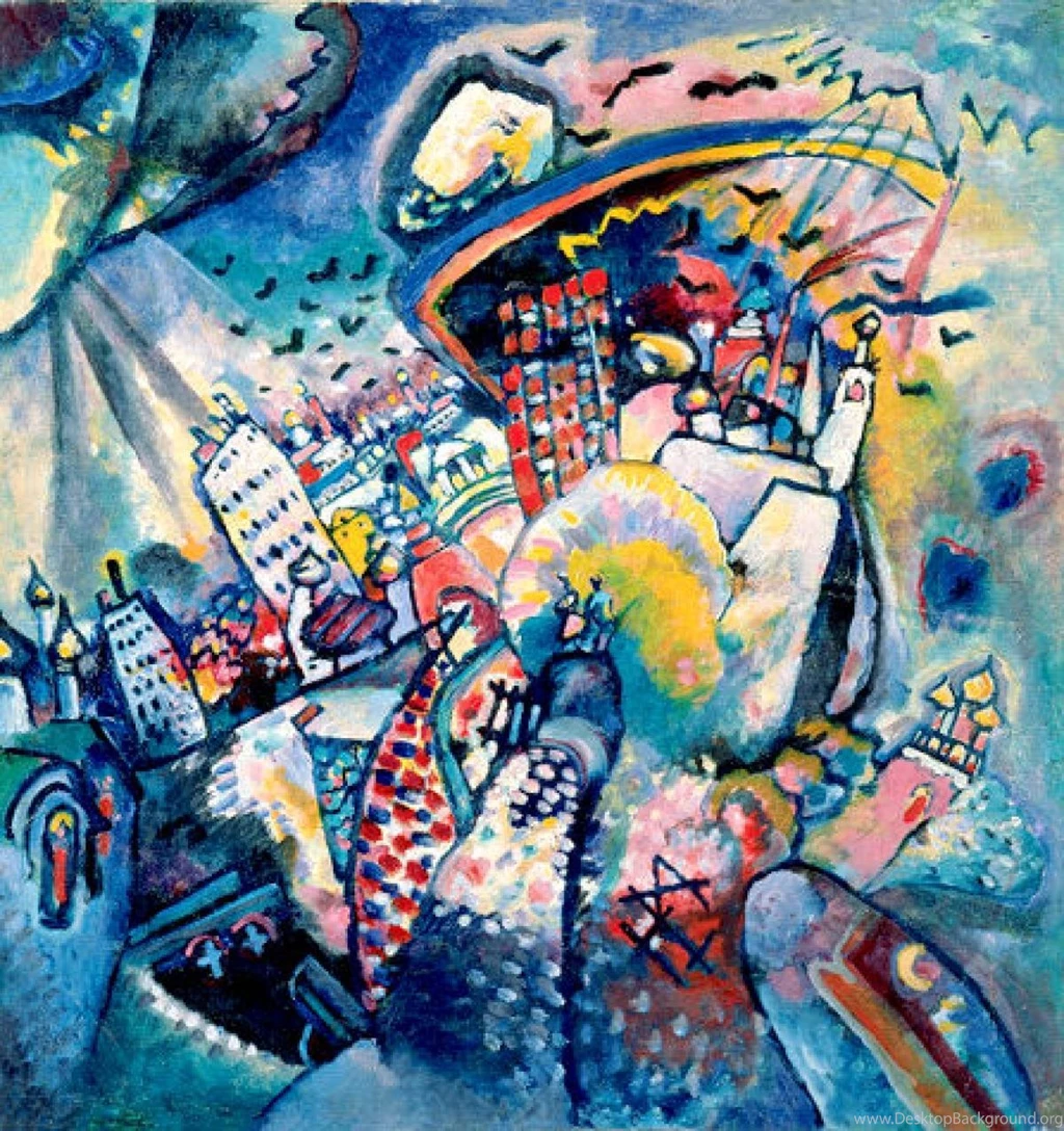 Abstract Art Kandinsky Wallpaper.