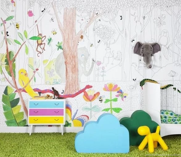 Jungle dudes wallpaper for kids room.jpg