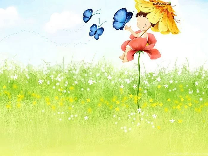 Happy Childhood   Sweet Girl Art Illustration Wallpapers 13 ...