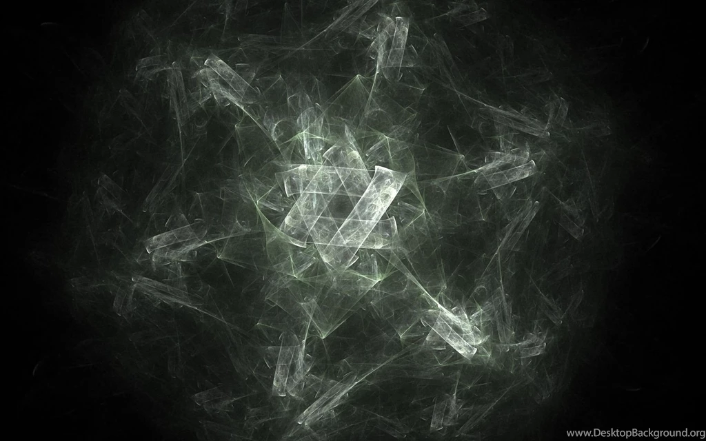 Computer, Graphics, Fractals, Green, Burst, Star (