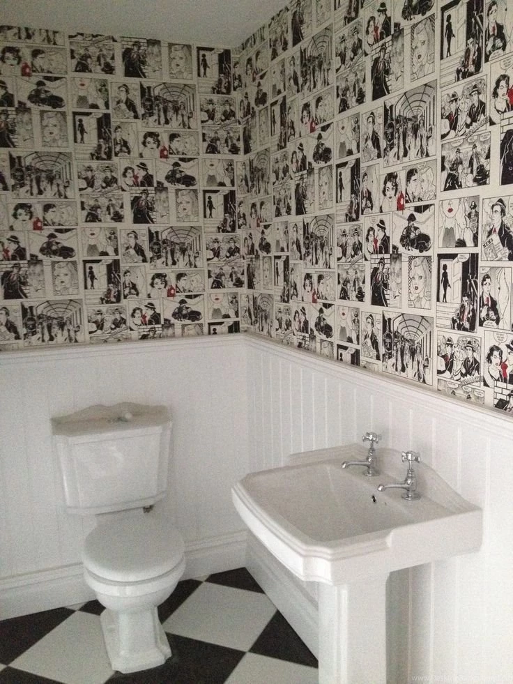 Comic Strip Wallpaper, Nyland Manor