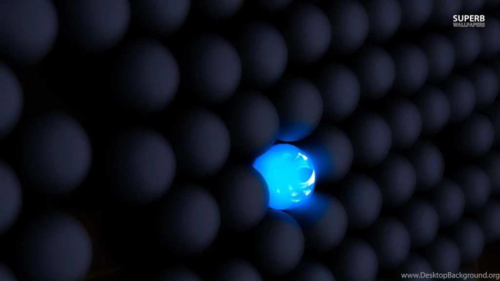 Glowing Sphere In A Wall Wallpapers 3D Wallpapers