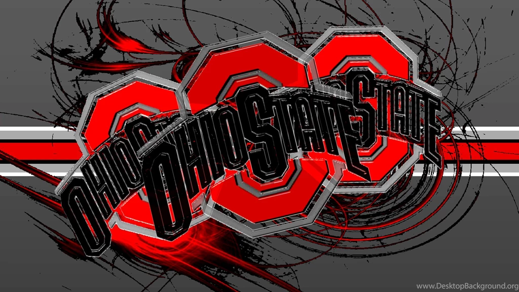 3 RED BLOCK O'S WITH A BUCKEYE STRIPE Ohio State Buckeyes ...
