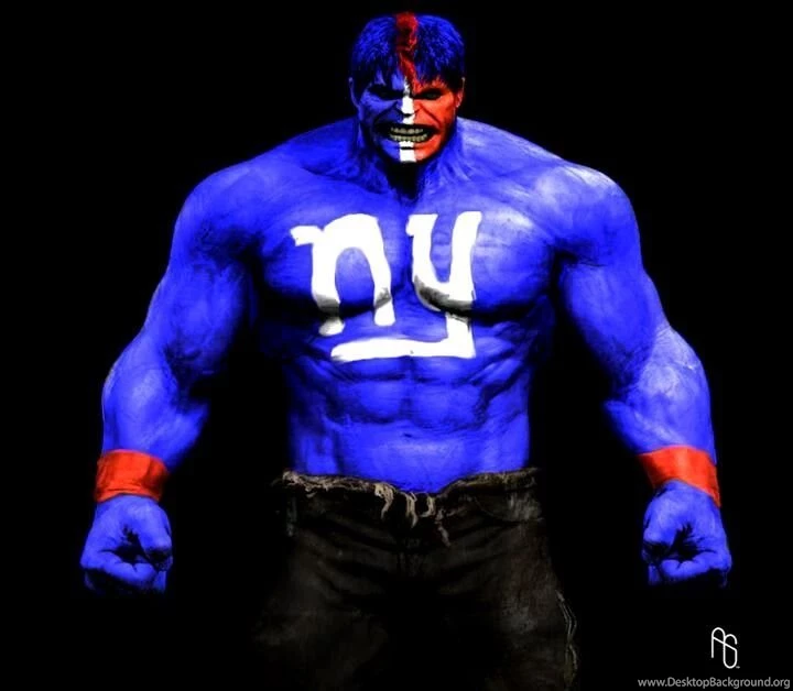 Big Blue Hulk   New York Giants, Baby.