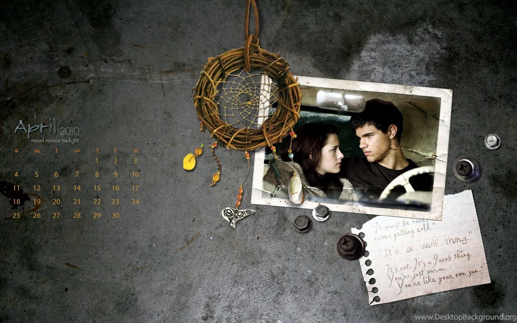 Twilight Saga 2010 Desktop Wallpapers Calendar(from Novel Noviee ...