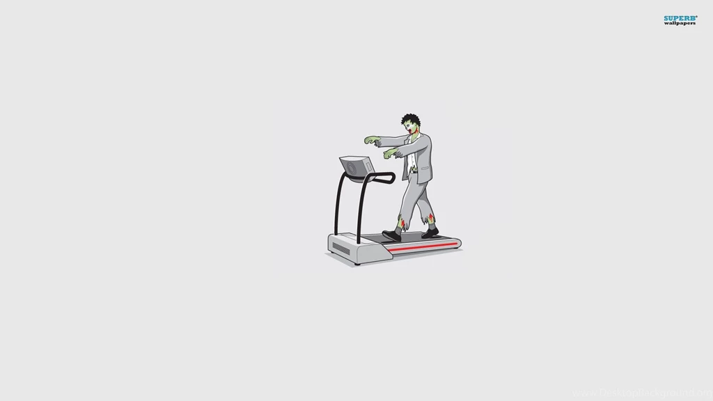 Zombie On A Treadmill Wallpapers   Funny Wallpapers