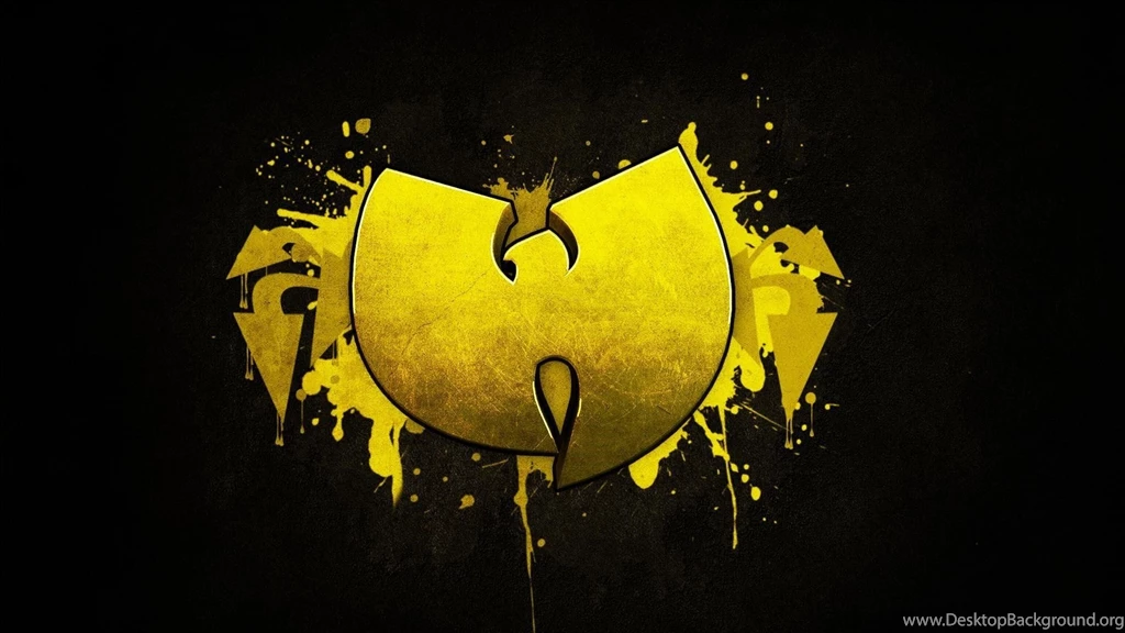 Wu tang Clan Yellow Black Hardcore Hip hop Music Logo Wallpapers HD ...