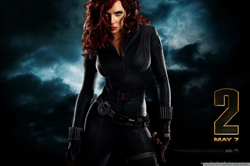 Black Widow, Iron Man 2 HD Desktop Wallpapers : Widescreen : High ...