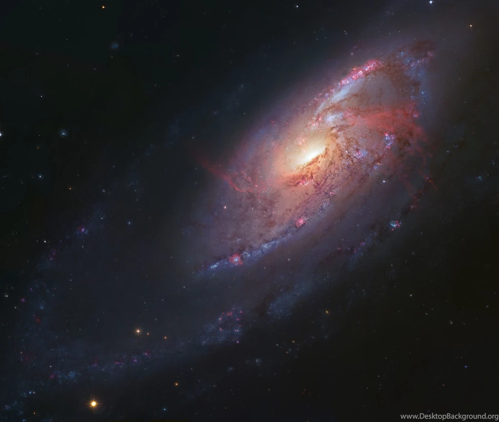 APOD: 2013 February 6   The Arms Of M106