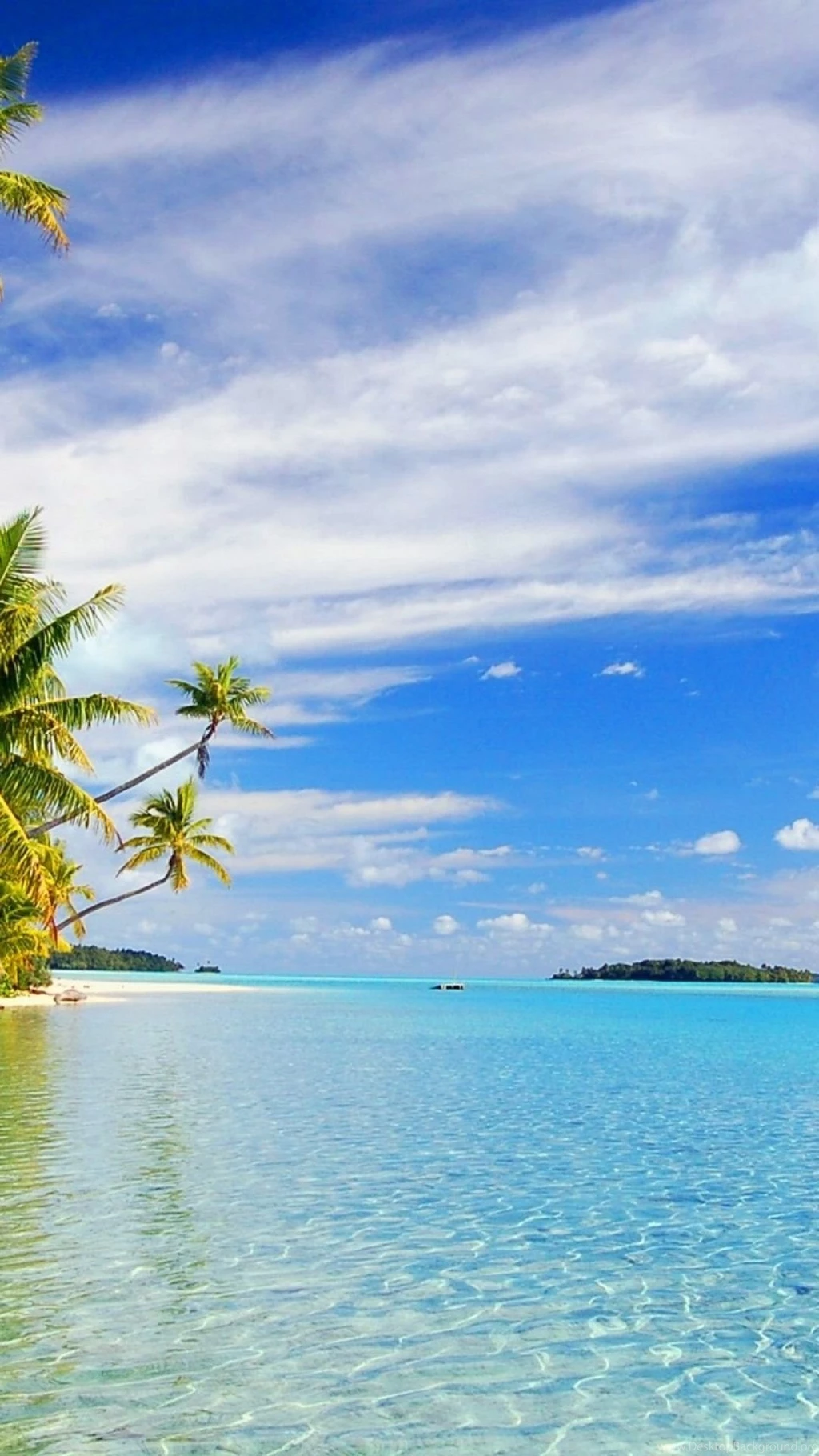 Tropical Beach S4 Wallpapers