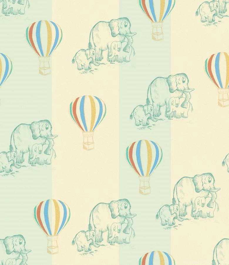 Elephant And Balloon Child's Wallpapers By Snuugle ...