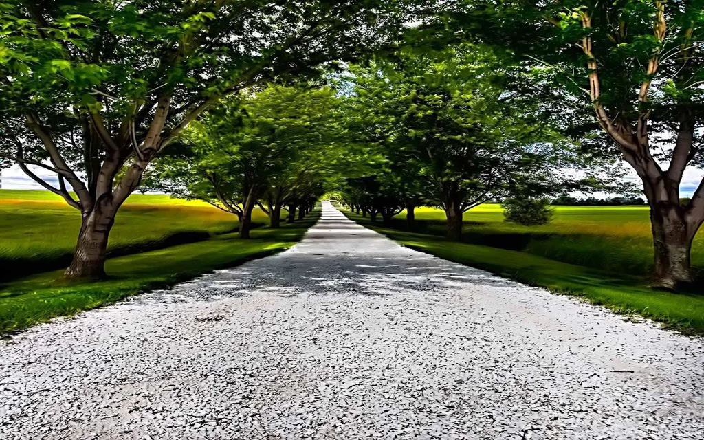 Greenery Lane >> HD Wallpaper, Get It Now!