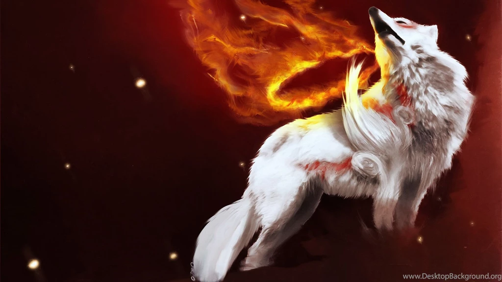 Gallery For   Amaterasu Wolf Wallpapers