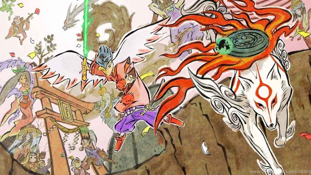 Kami Amaterasu And Waka   (
