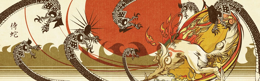 Amaterasu Dualscreen Okami Scan Wallpapers