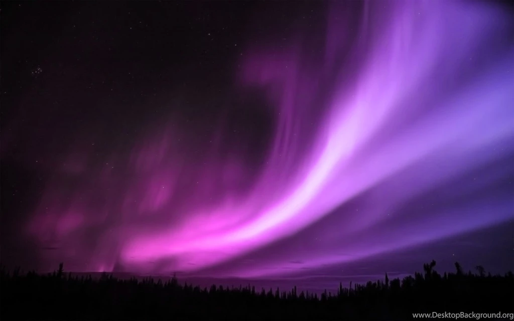 Purple Aurora Borealis Wallpapers