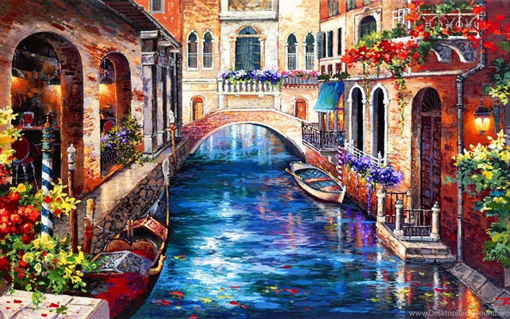 Venice Paintings   Wallpaper.