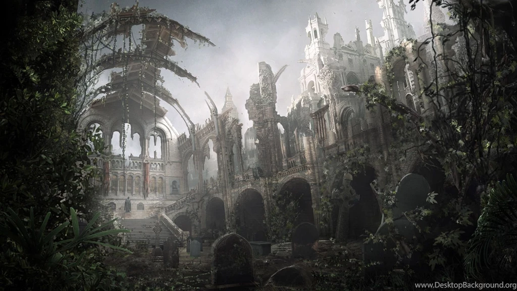 Church, Ruin, Nature, Cemetery Wallpapers HD