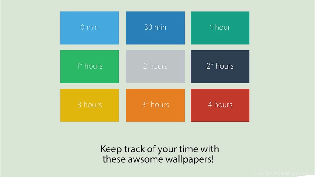 These Productivity Wallpapers Change Color As The Day Drags On