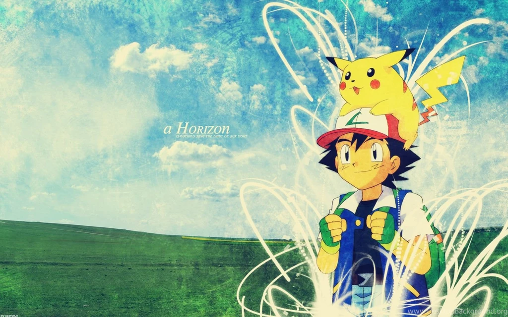 Ash Ketchum And Pikachu   Wallpaper.