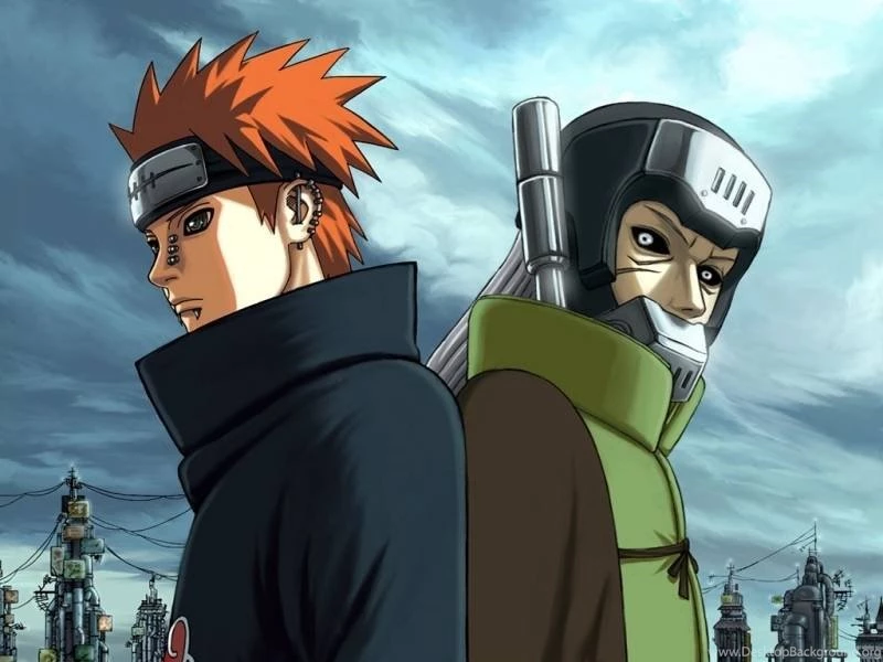 Pain And Hanzo The Salamander Naruto Wallpapers