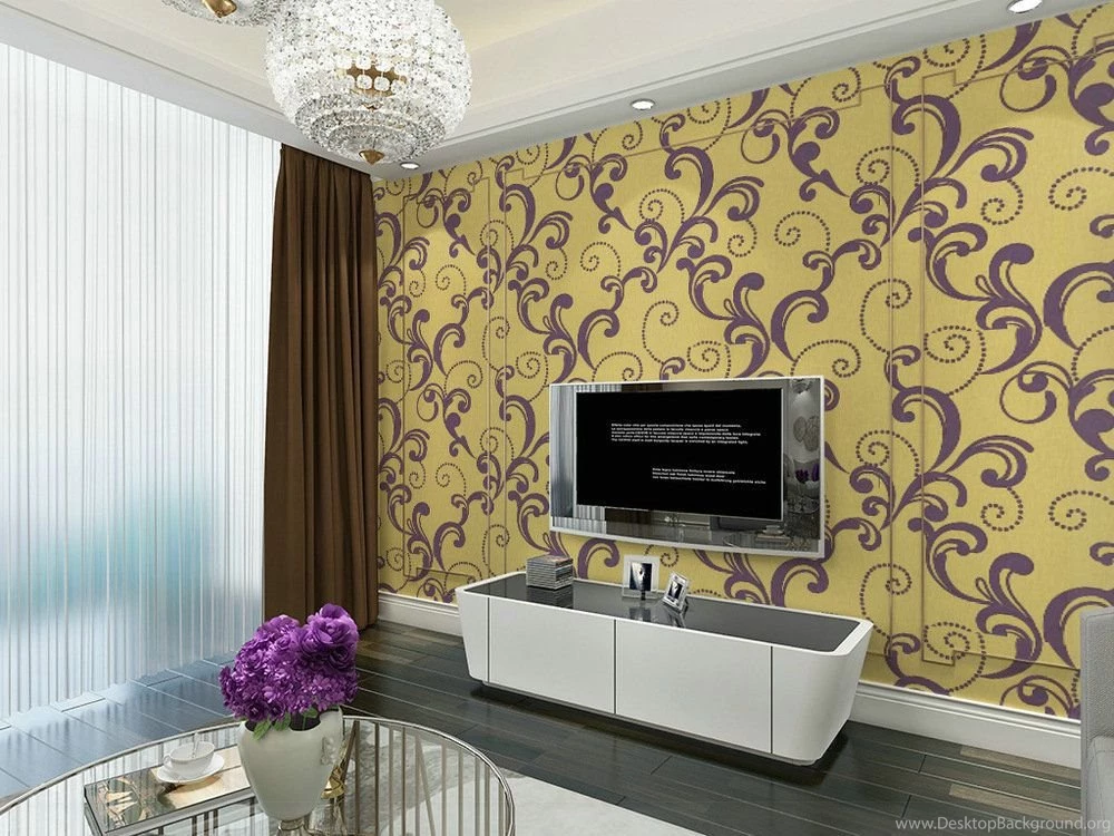 Wall Paper For Living Room Bedroom Sofa TV Backdrop Wallpapers ...